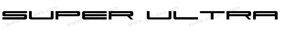 Super Ultra 911字体转换